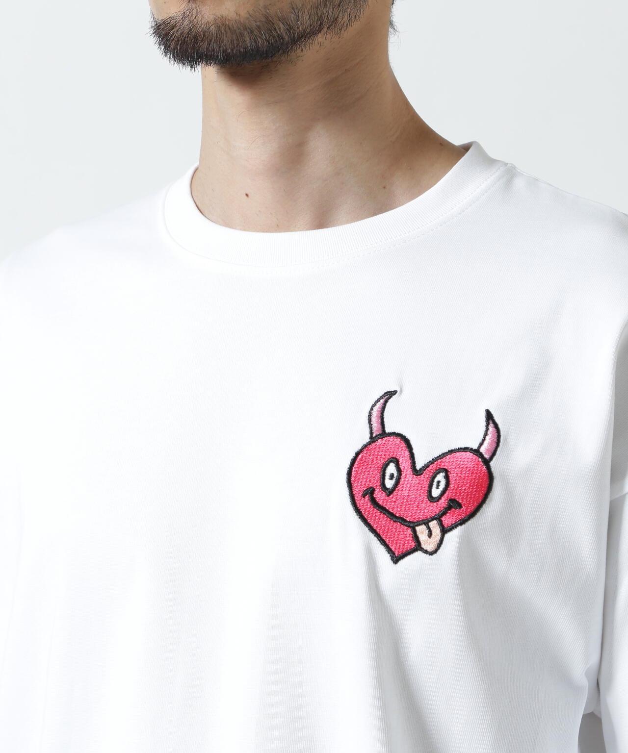 HEART SLEEVES 心形袖設計 長袖T恤
