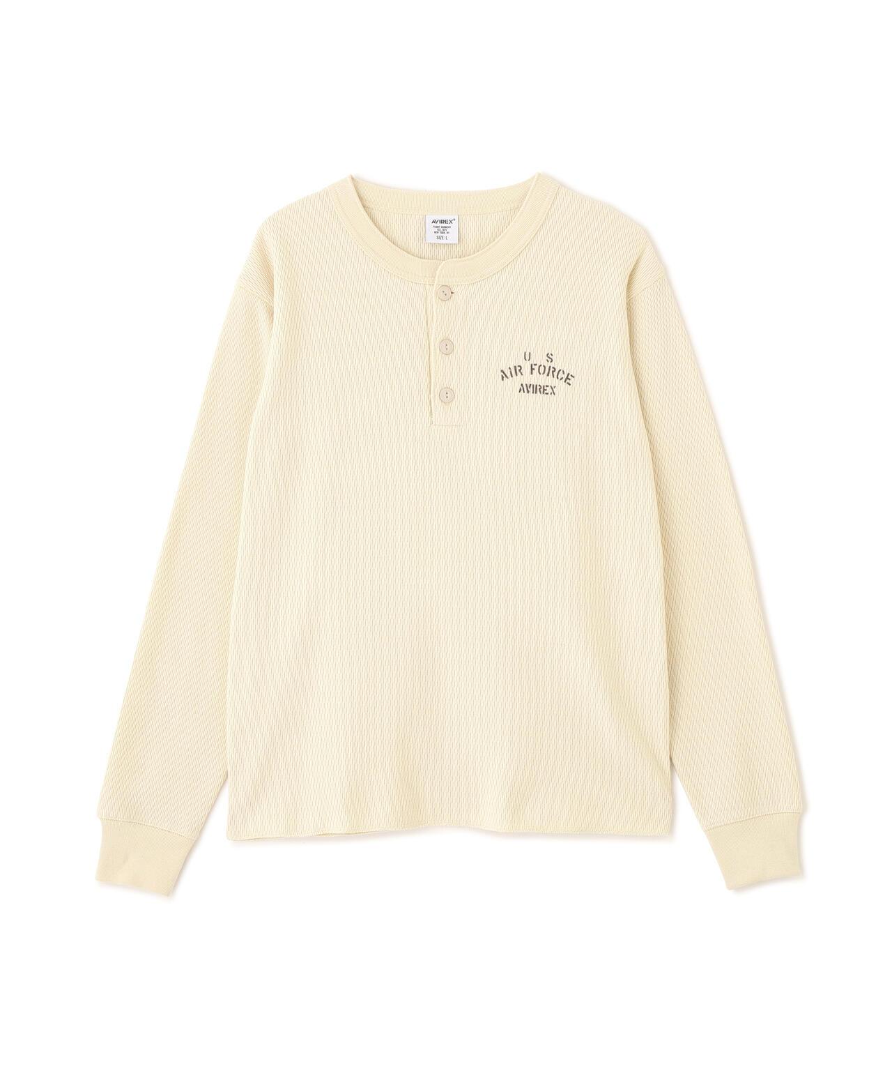 直營店限定 HONEYCOMB HENRY NECK L/S T-SHIRT 長袖T恤