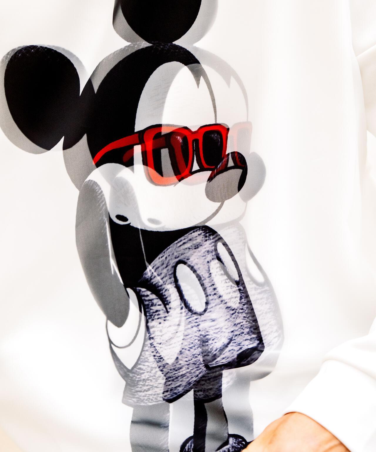 3D 字母立體圖案 SUNGLASS MICKEY 印花 衛衣