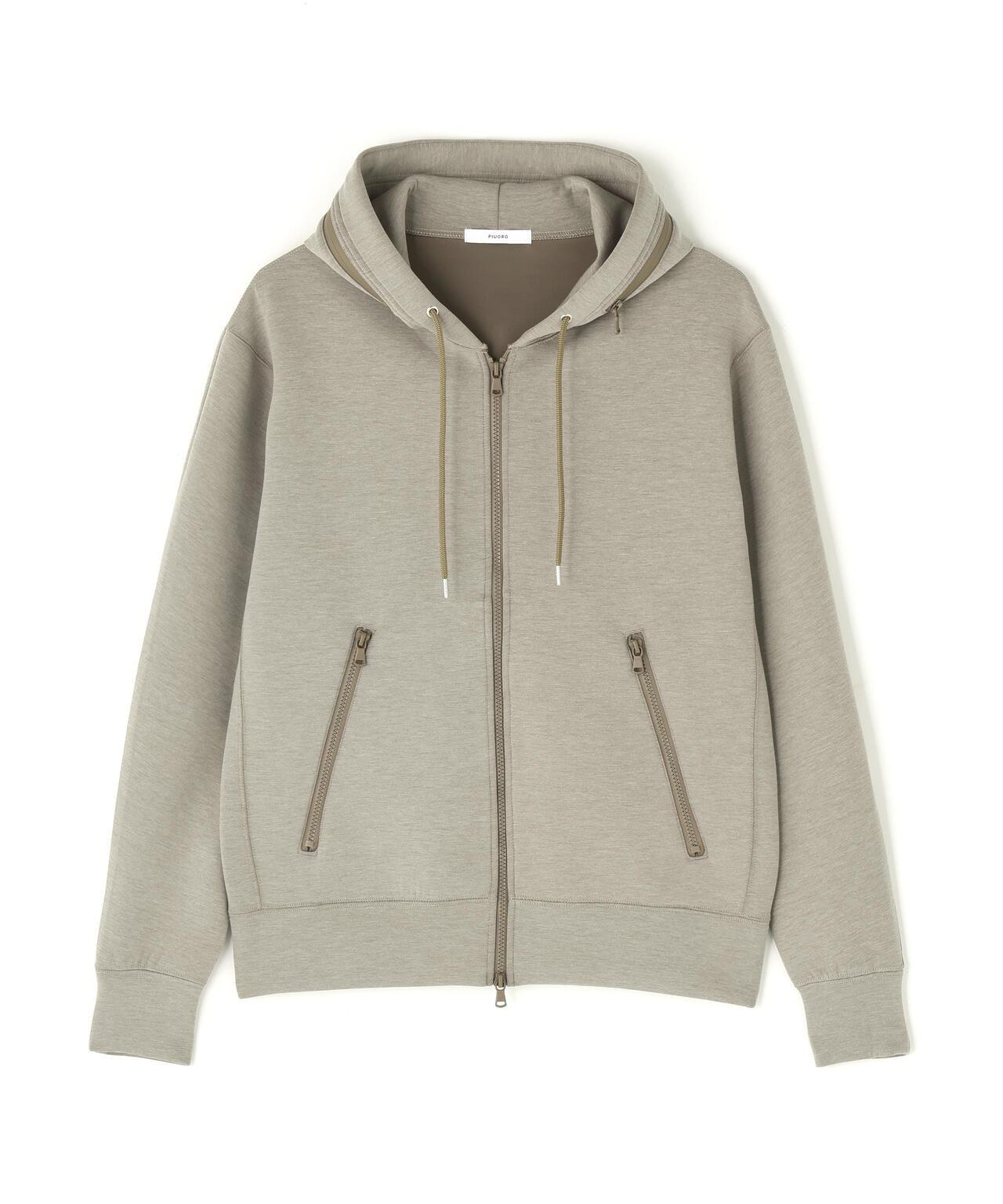 PIUORO CARDBOARD ZIP HOODIE 拉鍊連帽衛衣
