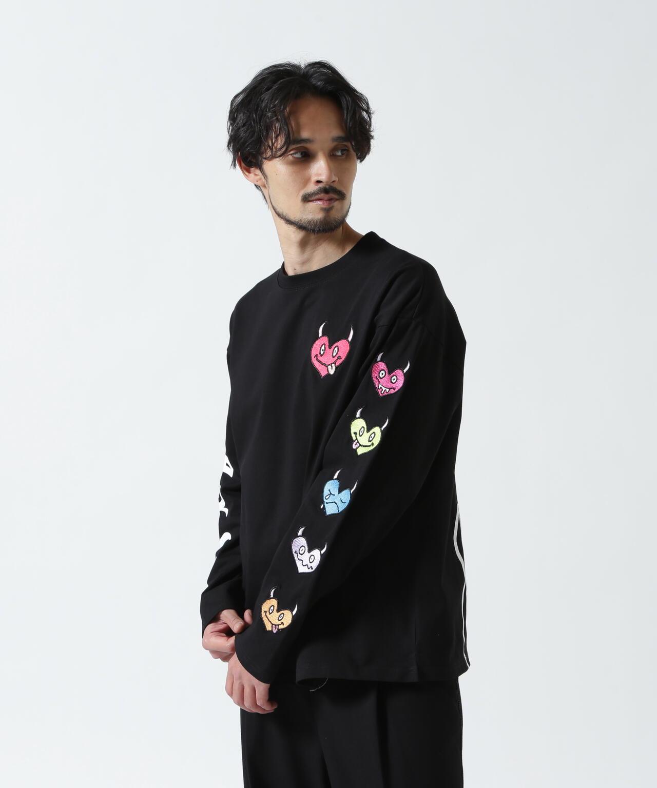 HEART SLEEVES 心形袖設計 長袖T恤