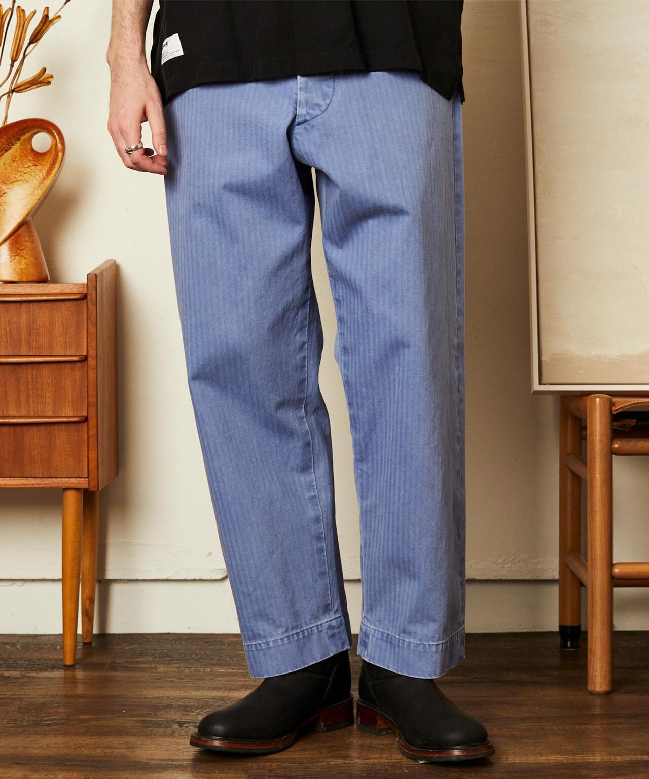 HERRINGBONE TROUSERS 人字紋長褲