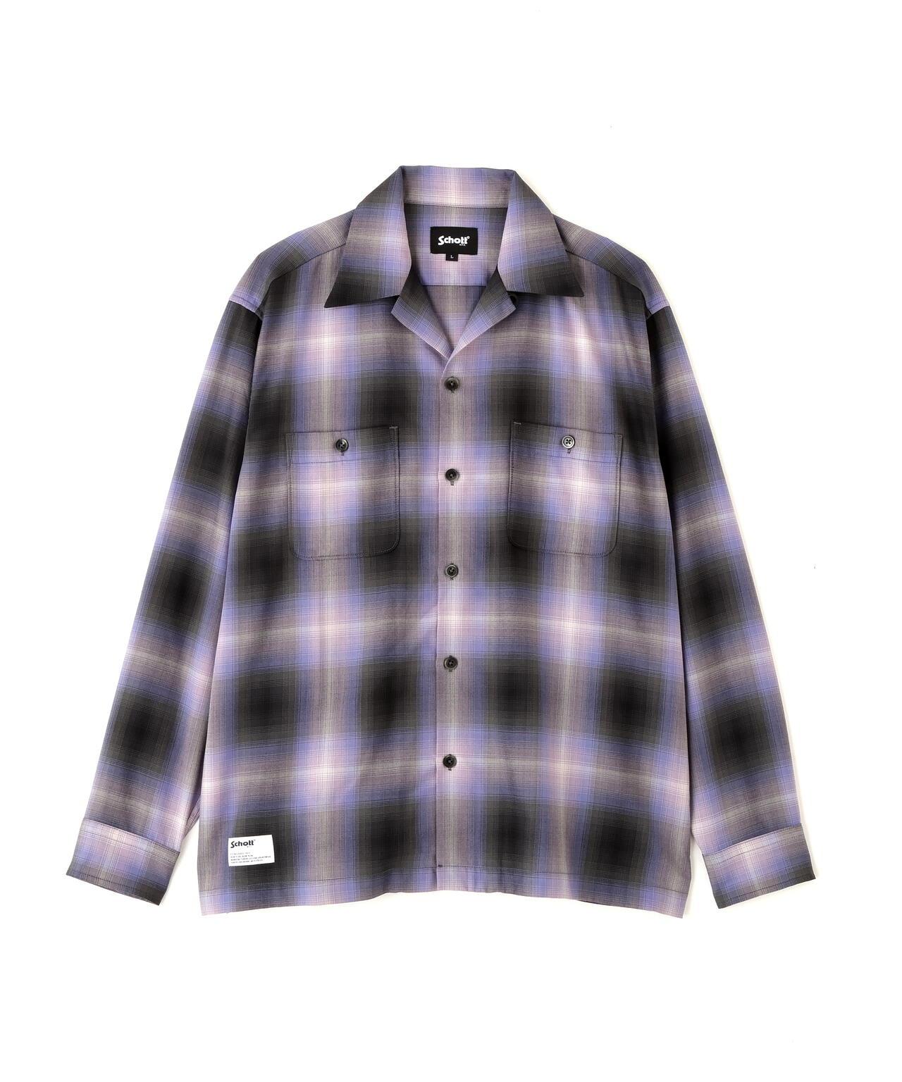 OMBRE CHECK SHIRT 漸變格紋襯衫