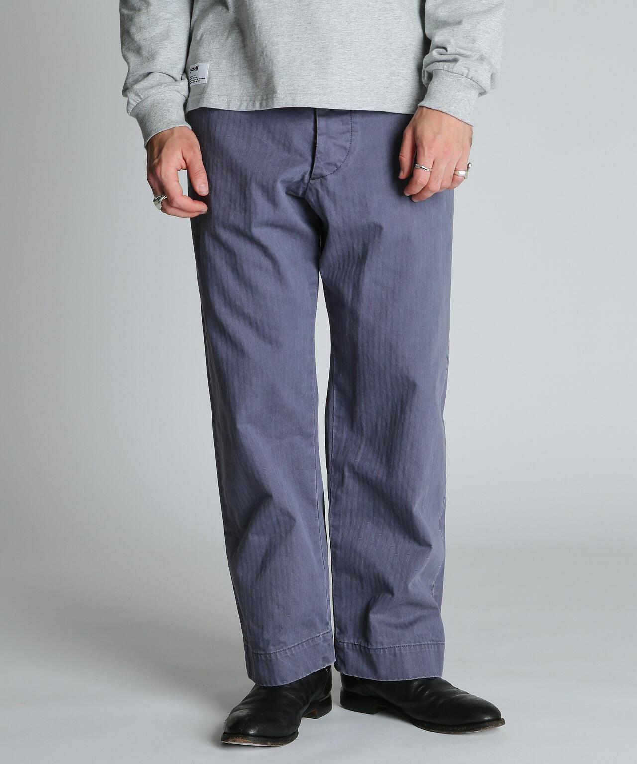 HERRINGBONE TROUSERS 人字紋長褲