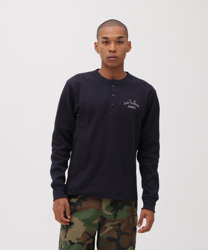 直營店限定 HONEYCOMB HENRY NECK L/S T-SHIRT 長袖T恤