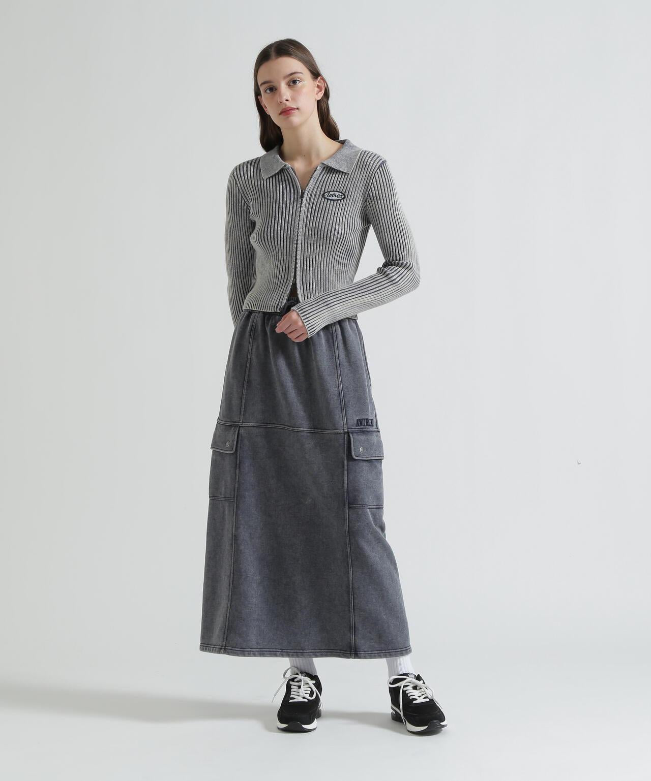 Vintage Wash Wappen Knit 針織開衫