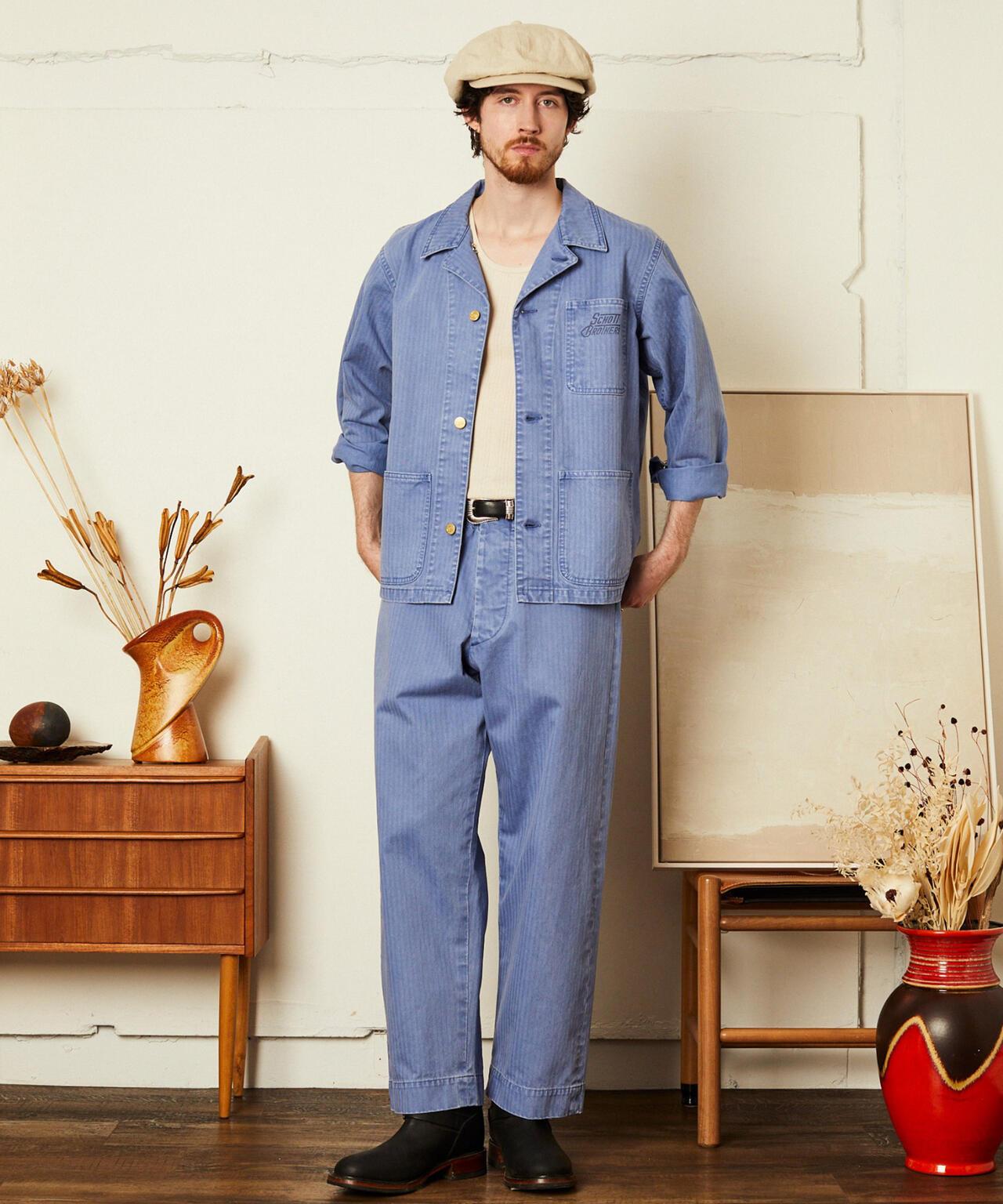 HERRINGBONE TROUSERS 人字紋長褲