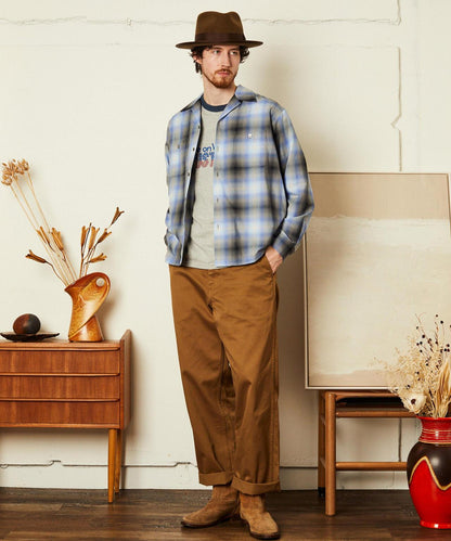 OMBRE CHECK SHIRT 漸變格紋襯衫