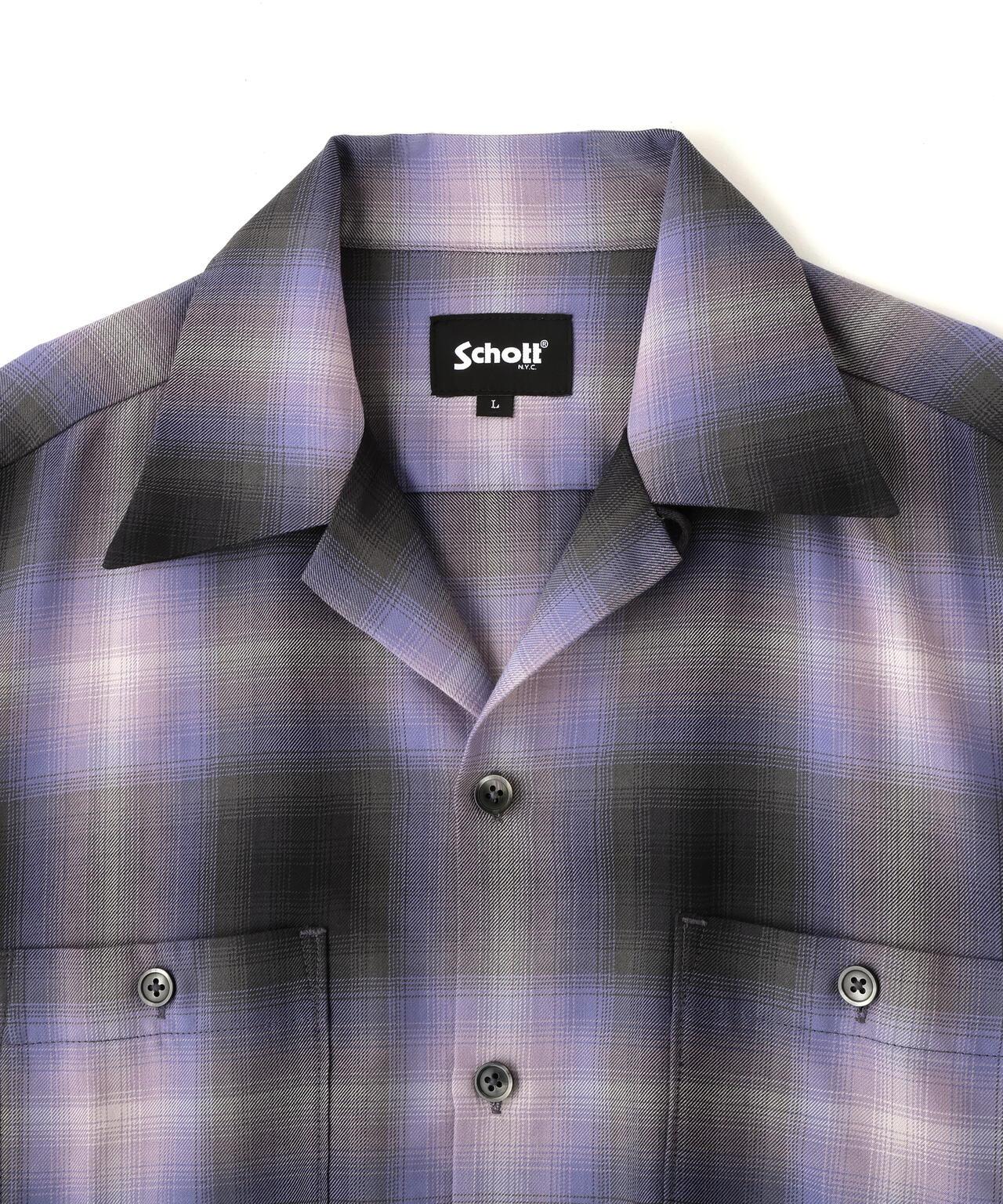 OMBRE CHECK SHIRT 漸變格紋襯衫