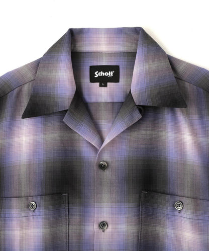 OMBRE CHECK SHIRT 漸變格紋襯衫