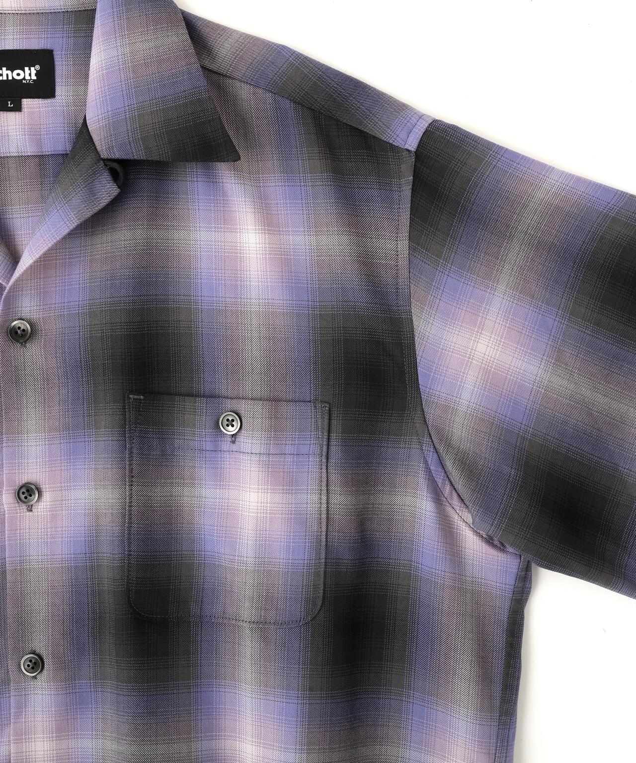 OMBRE CHECK SHIRT 漸變格紋襯衫