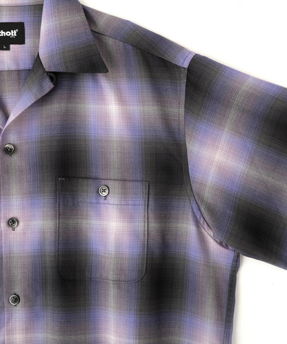 OMBRE CHECK SHIRT 漸變格紋襯衫