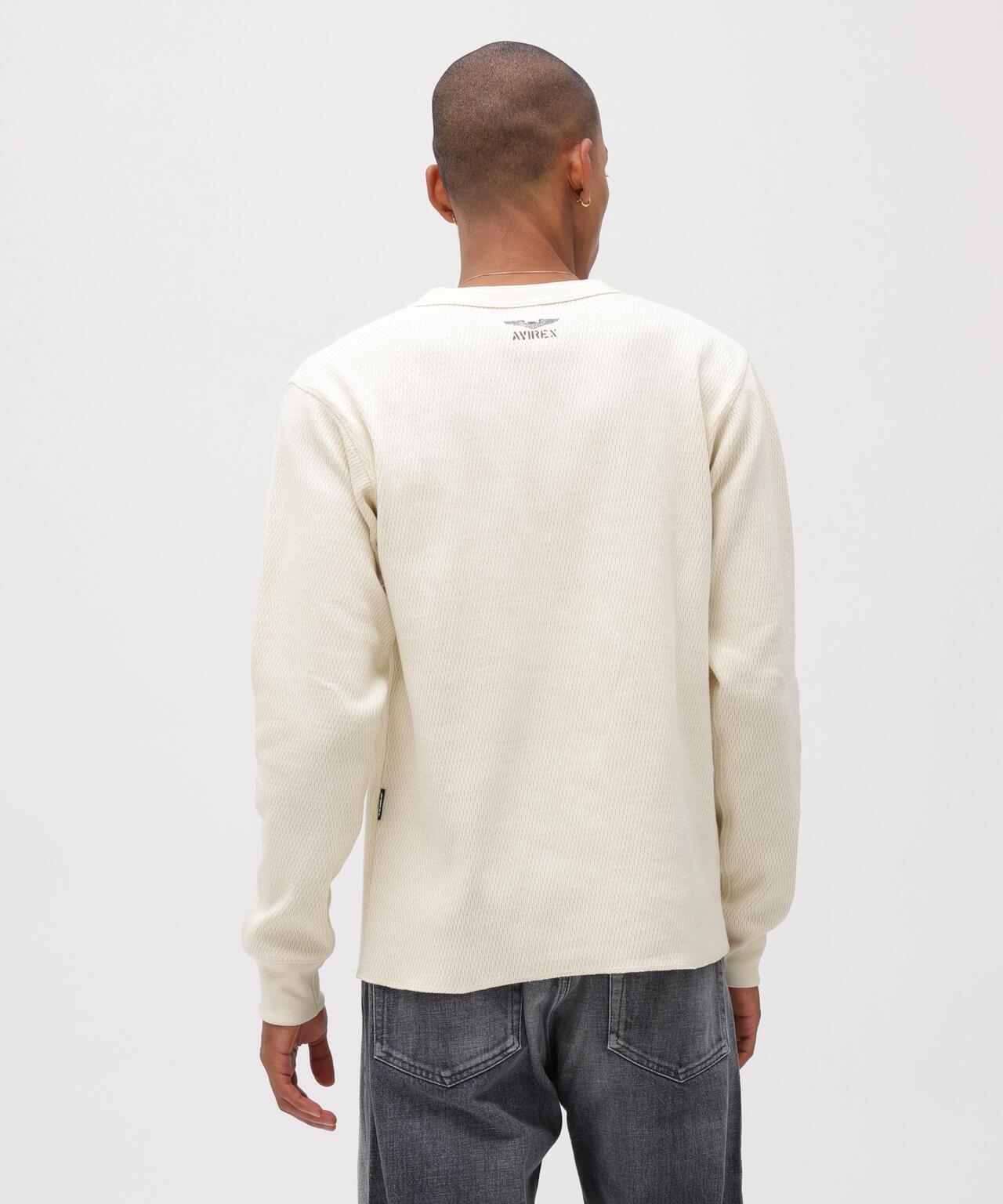 直營店限定 HONEYCOMB HENRY NECK L/S T-SHIRT 長袖T恤