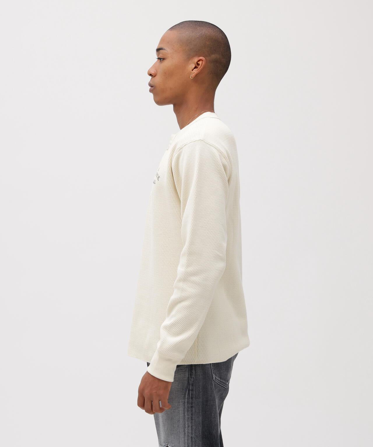 直營店限定 HONEYCOMB HENRY NECK L/S T-SHIRT 長袖T恤