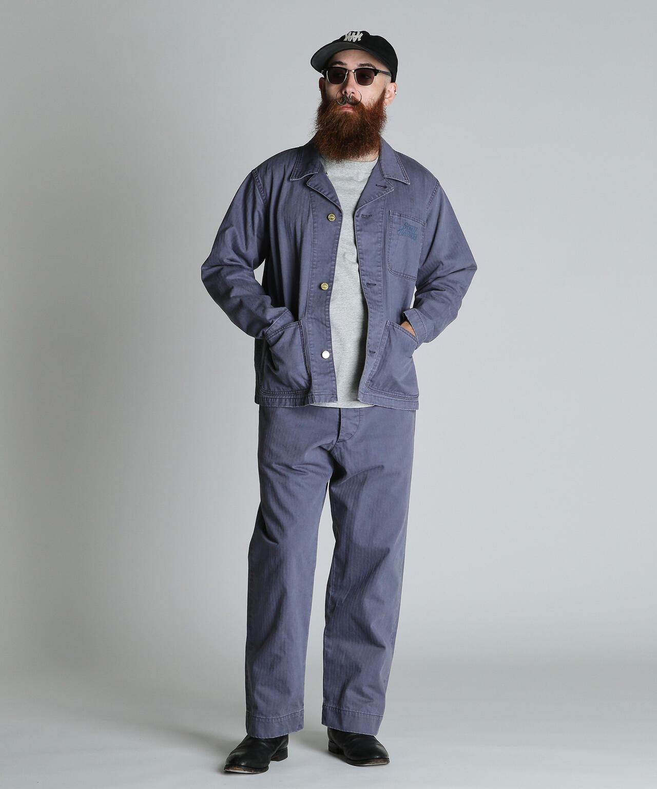 HERRINGBONE TROUSERS 人字紋長褲