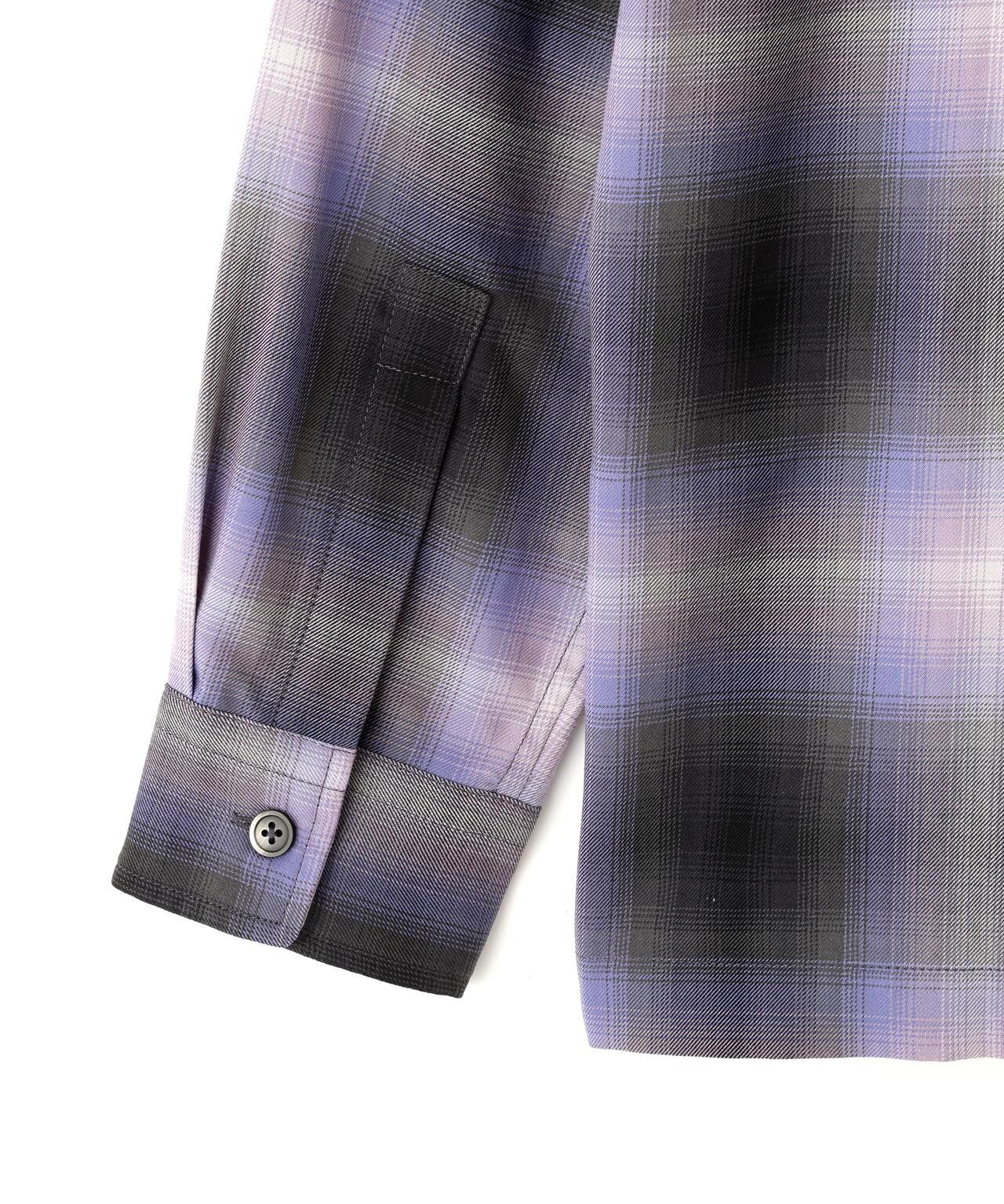 OMBRE CHECK SHIRT 漸變格紋襯衫