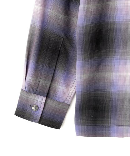 OMBRE CHECK SHIRT 漸變格紋襯衫
