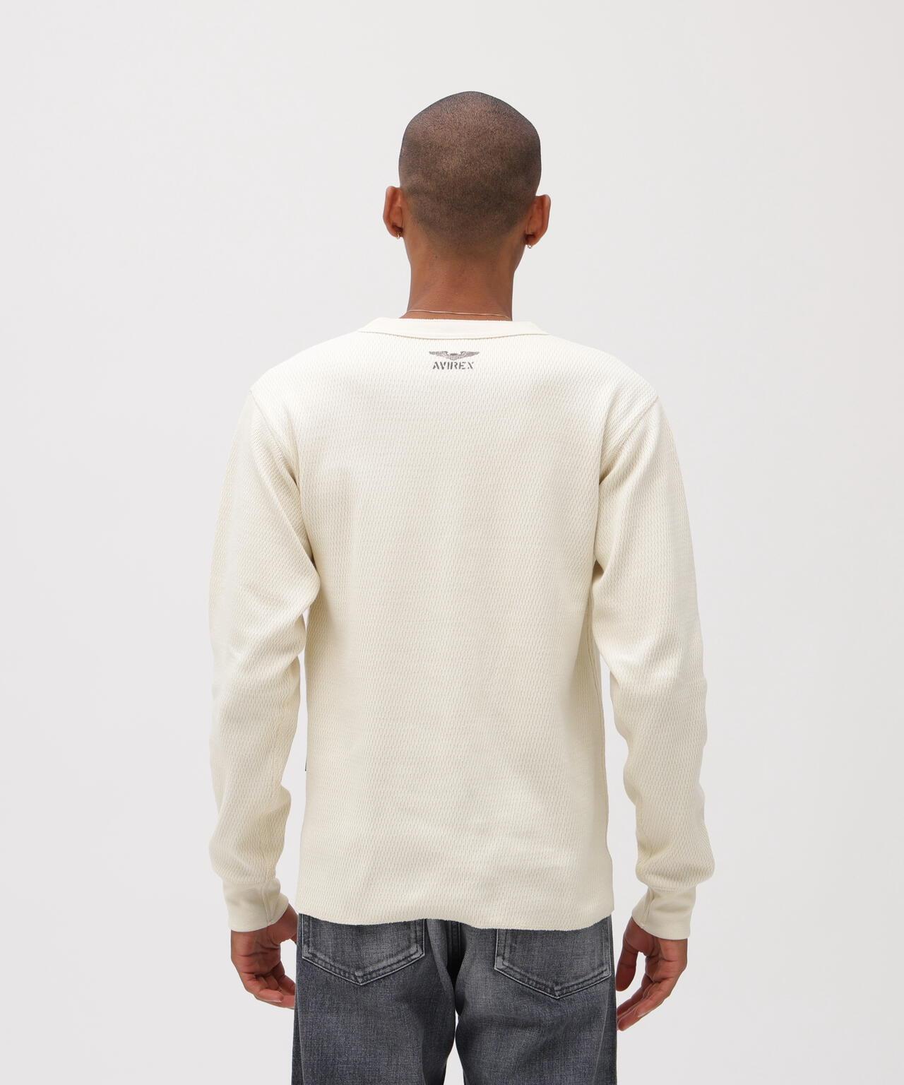直營店限定 HONEYCOMB HENRY NECK L/S T-SHIRT 長袖T恤