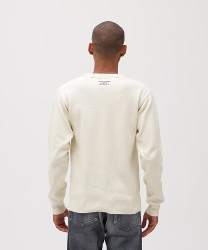 直營店限定 HONEYCOMB HENRY NECK L/S T-SHIRT 長袖T恤