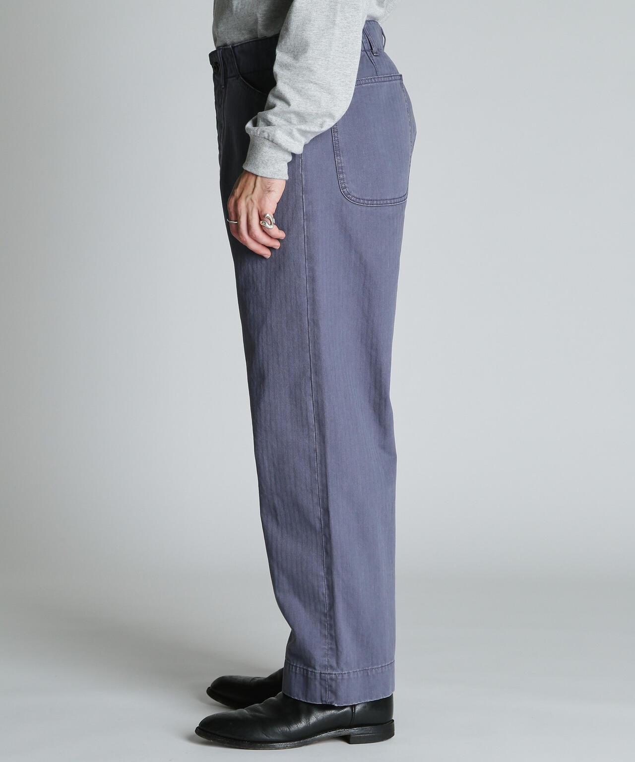 HERRINGBONE TROUSERS 人字紋長褲