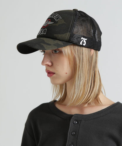 直營店限定 Rhinestone Varsity Logo 網眼帽 Mesh Cap