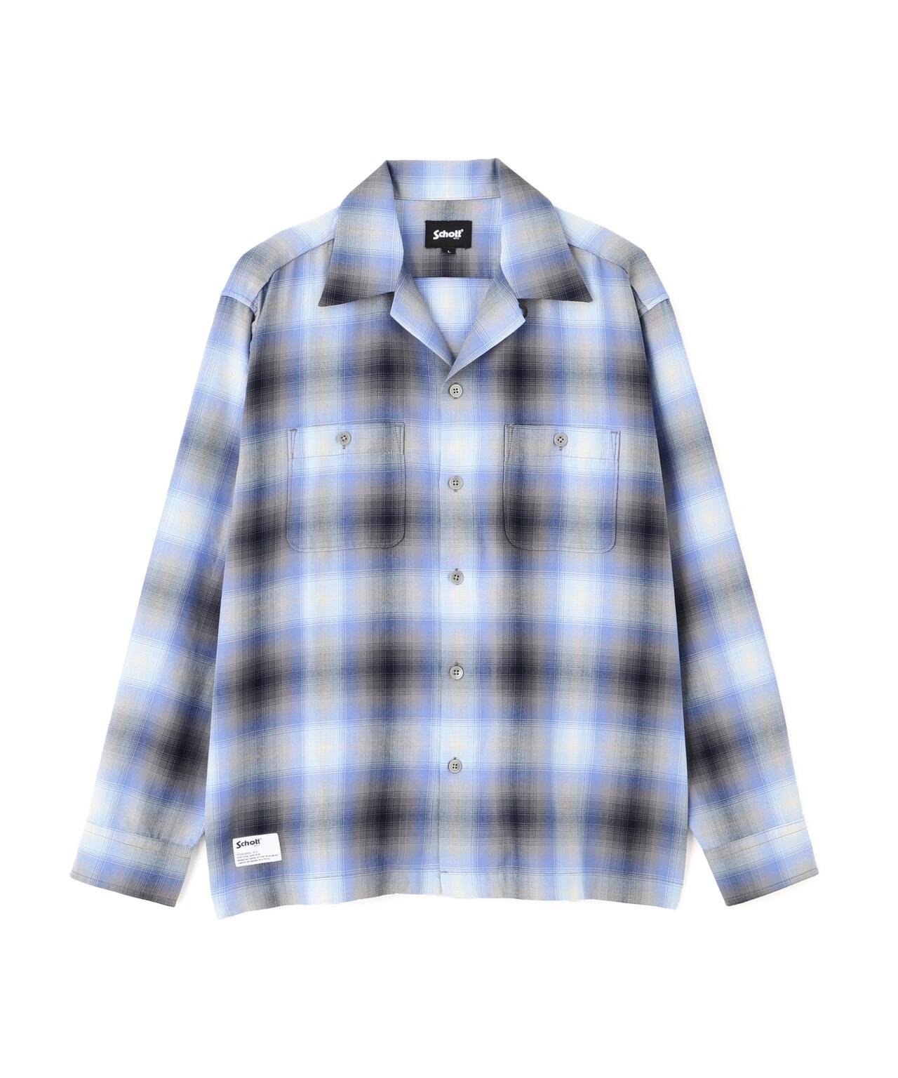 OMBRE CHECK SHIRT 漸變格紋襯衫