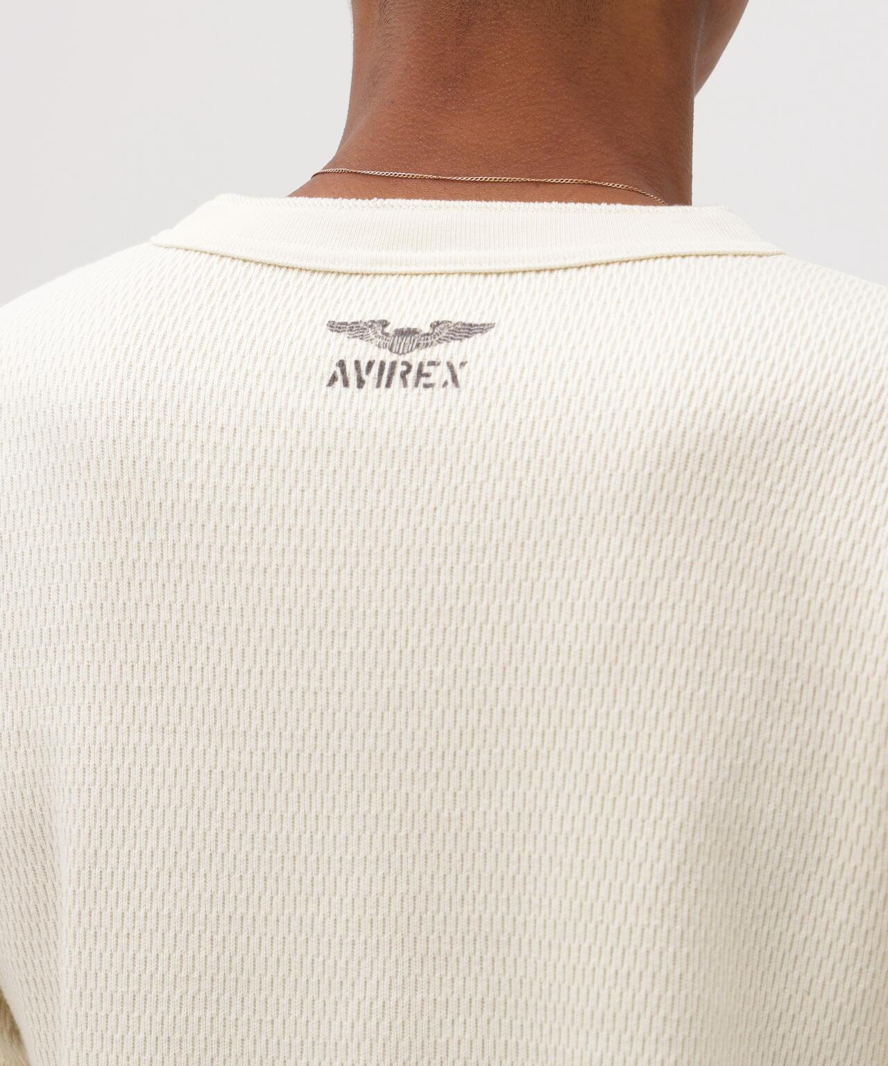 直營店限定 HONEYCOMB HENRY NECK L/S T-SHIRT 長袖T恤