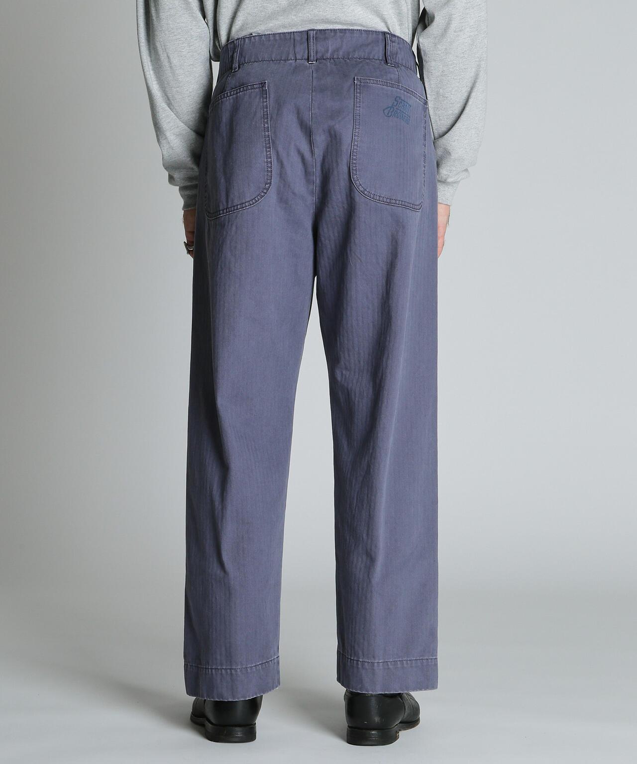HERRINGBONE TROUSERS 人字紋長褲