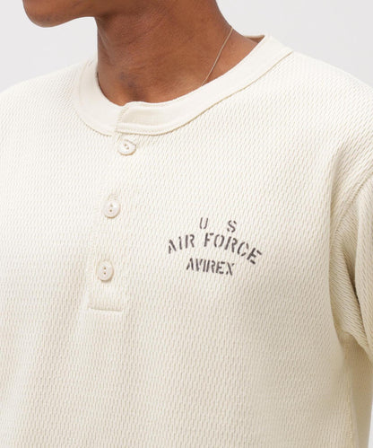 直營店限定 HONEYCOMB HENRY NECK L/S T-SHIRT 長袖T恤