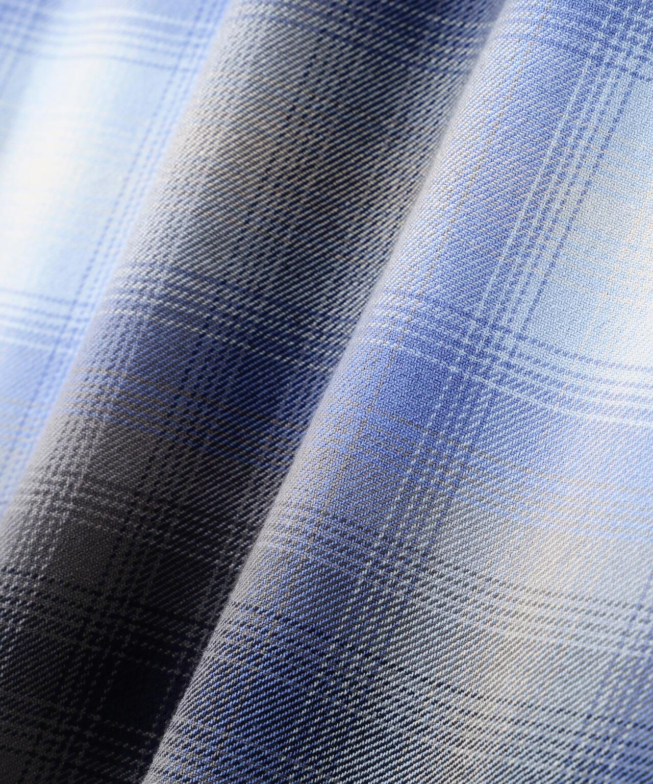OMBRE CHECK SHIRT 漸變格紋襯衫