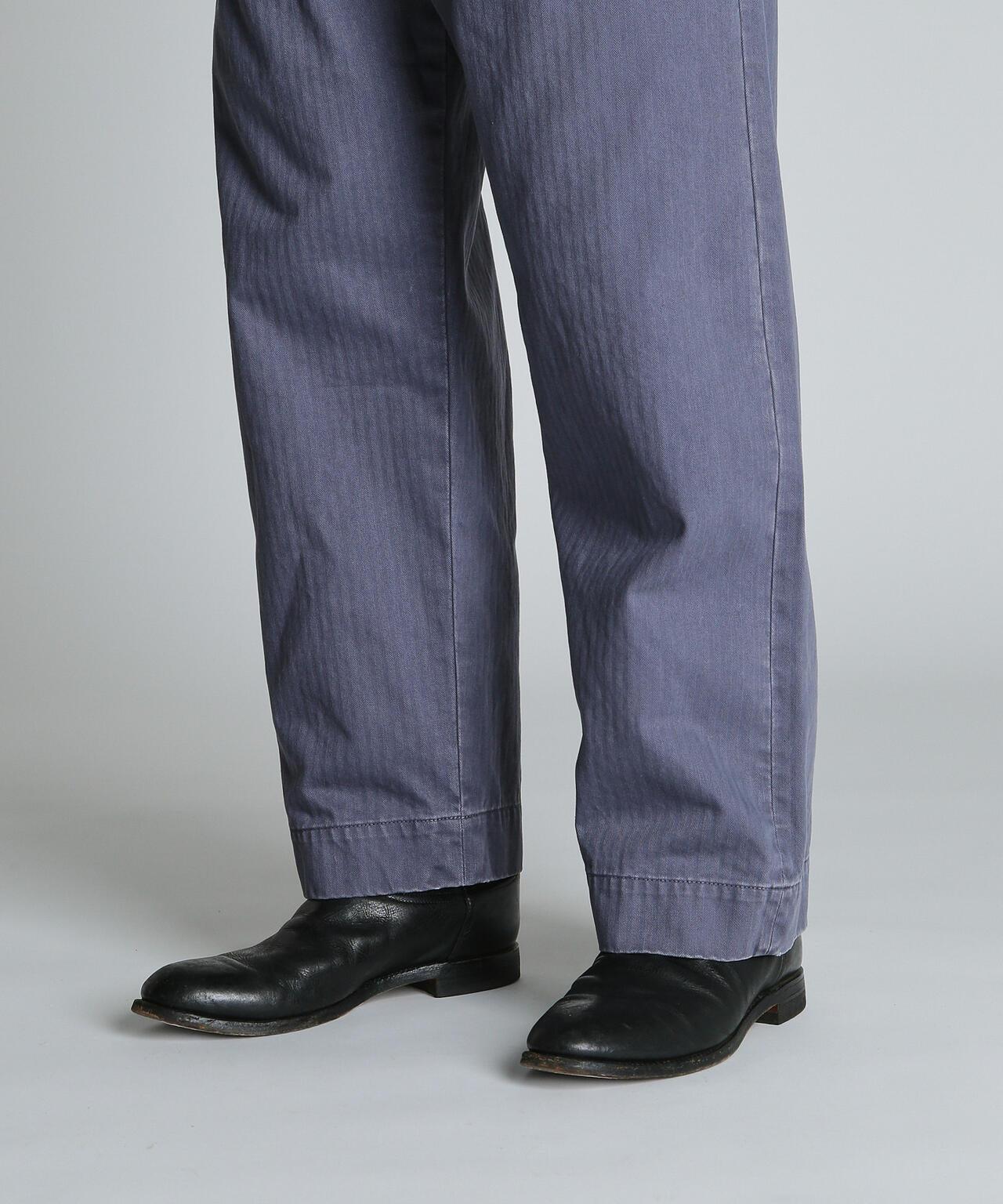HERRINGBONE TROUSERS 人字紋長褲