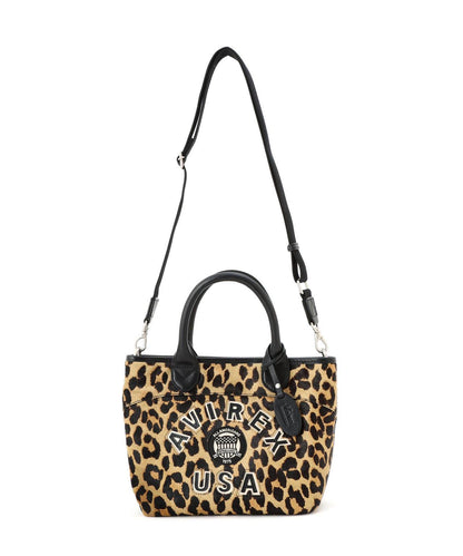 直營店限定 LX VARSITY LEATHER MINI TOTE BAG 迷你托特包