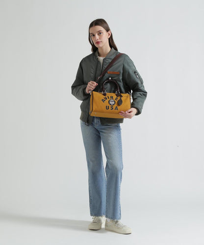 直營店限定 LX VARSITY LEATHER MINI DUFFLE BAG 迷你圓筒包