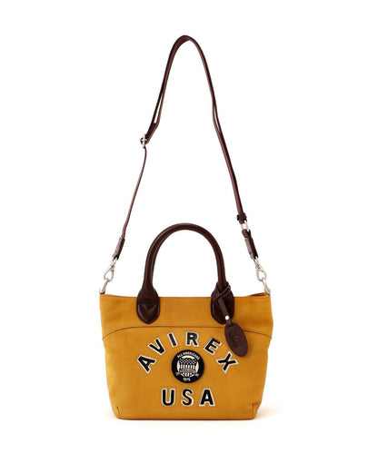 直營店限定 LX VARSITY LEATHER MINI TOTE BAG 迷你托特包