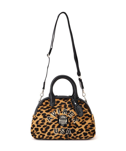 LX VARSITY LEATHER MINI BOSTON BAG 皮革迷你波士頓包 《直営店限定》
