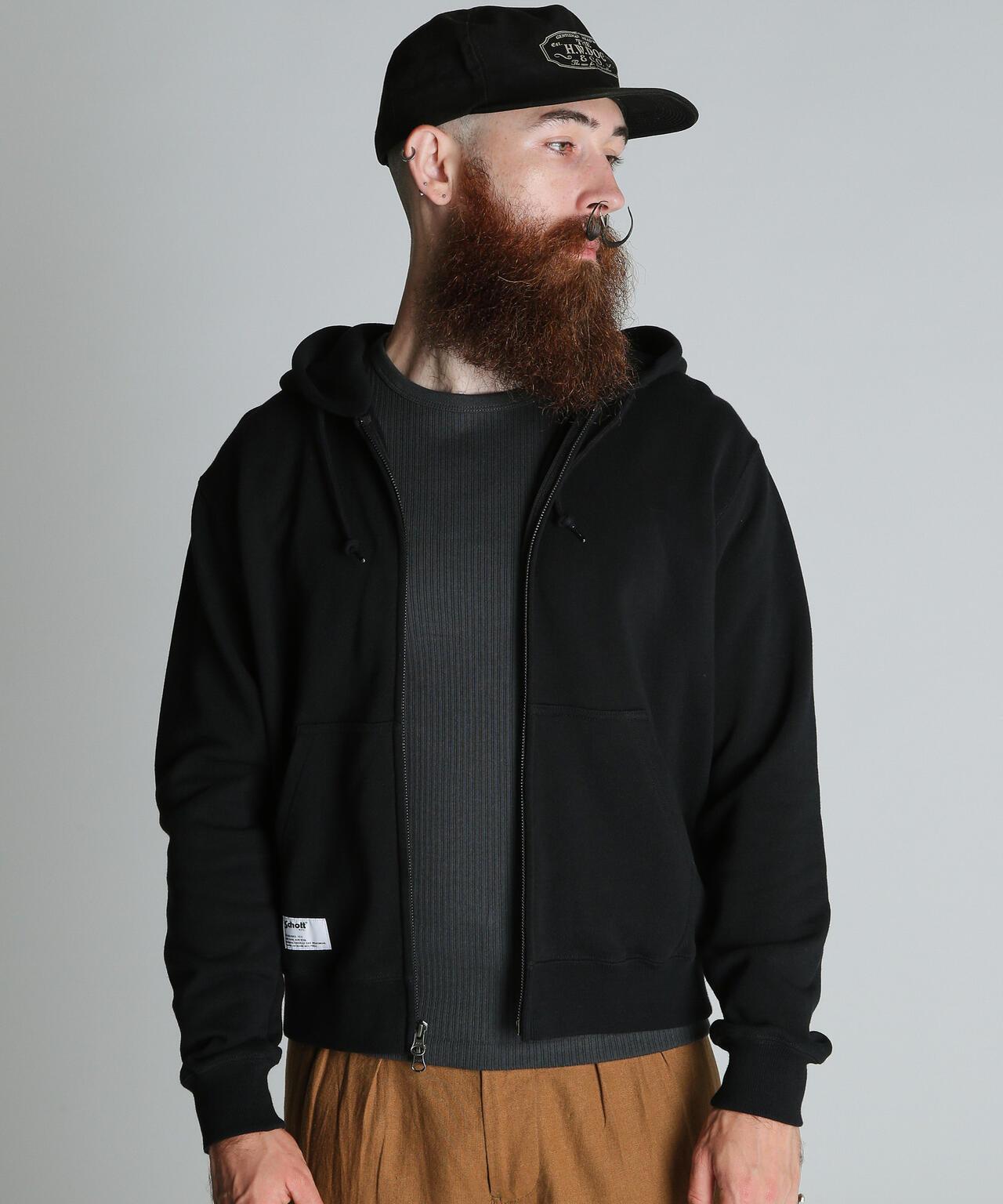 BLANK ZIP HOODED 拉鍊連帽衛衣