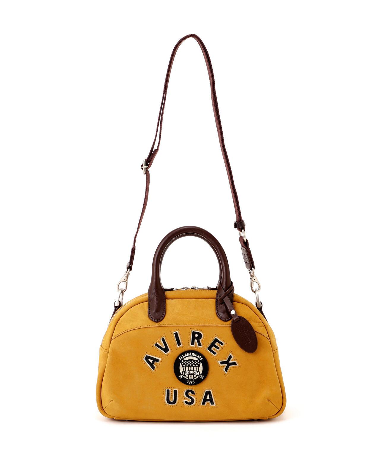 LX VARSITY LEATHER MINI BOSTON BAG 皮革迷你波士頓包 《直営店限定》