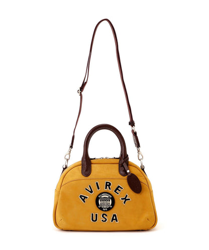 LX VARSITY LEATHER MINI BOSTON BAG 皮革迷你波士頓包 《直営店限定》