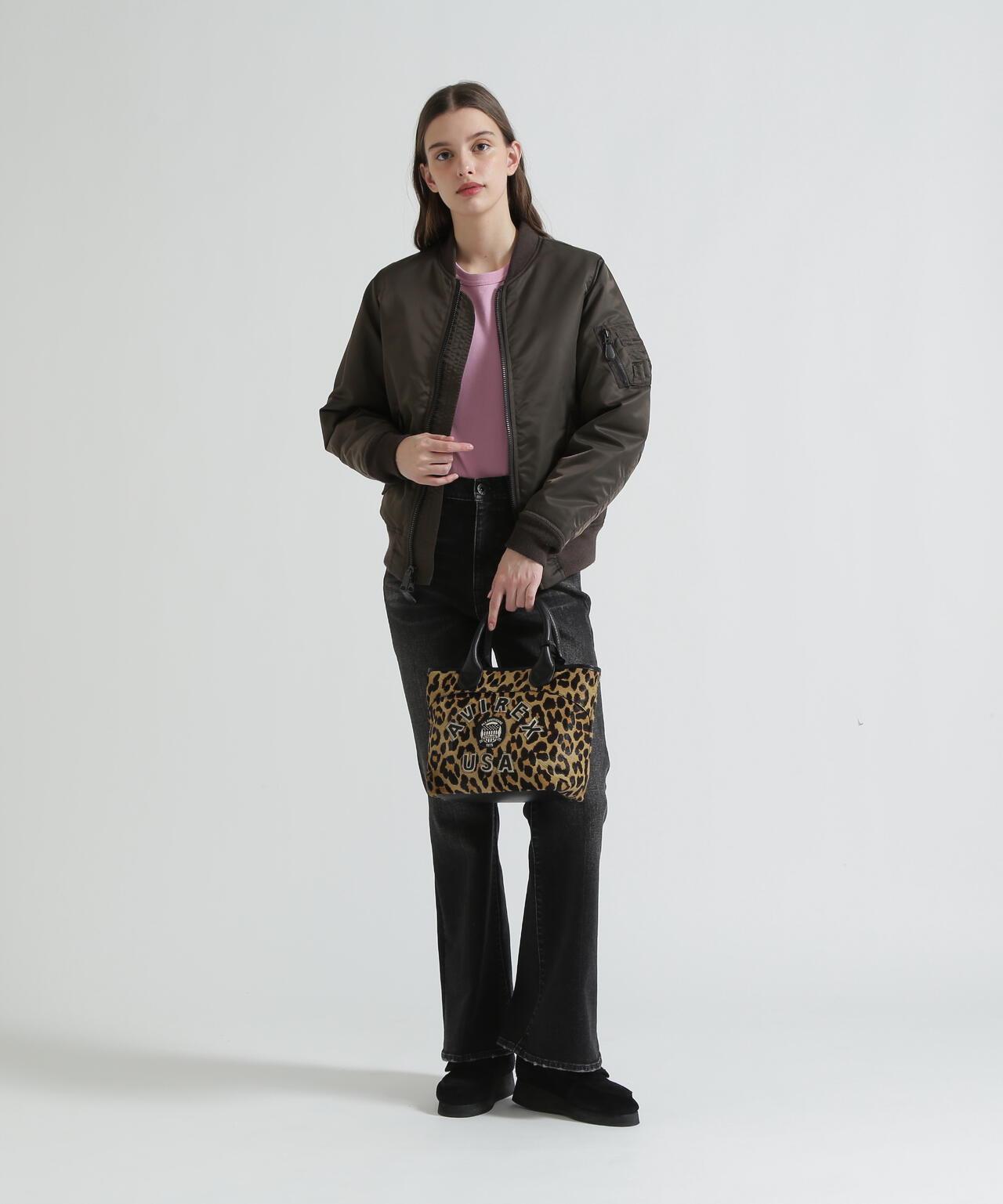直營店限定 LX VARSITY LEATHER MINI TOTE BAG 迷你托特包
