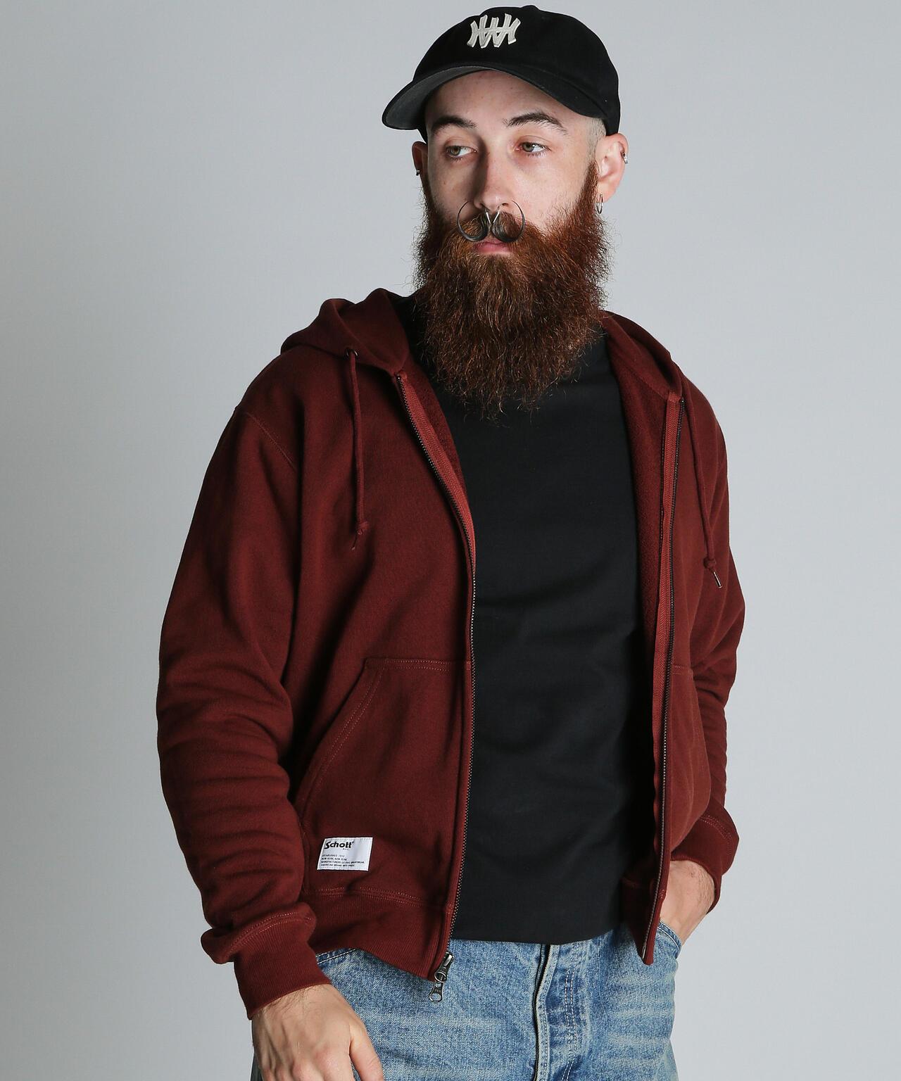 BLANK ZIP HOODED 拉鍊連帽衛衣
