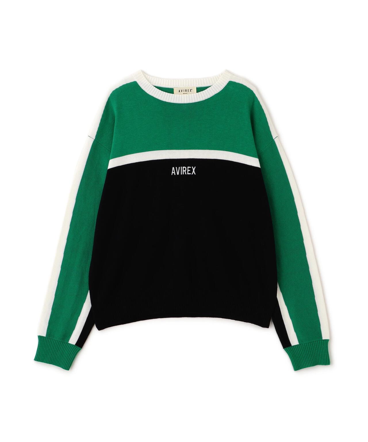 MULTI-TONE KNIT PULLOVER 針織套頭衫