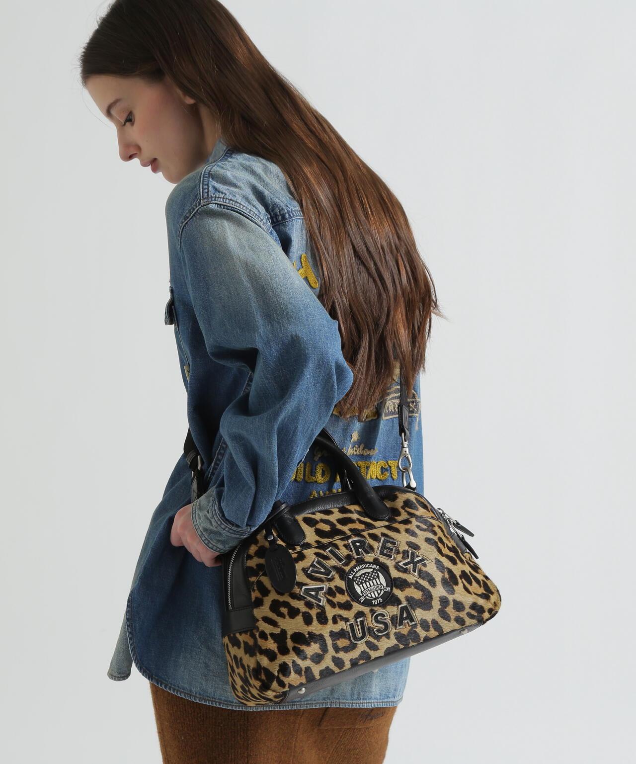 LX VARSITY LEATHER MINI BOSTON BAG 皮革迷你波士頓包 《直営店限定》
