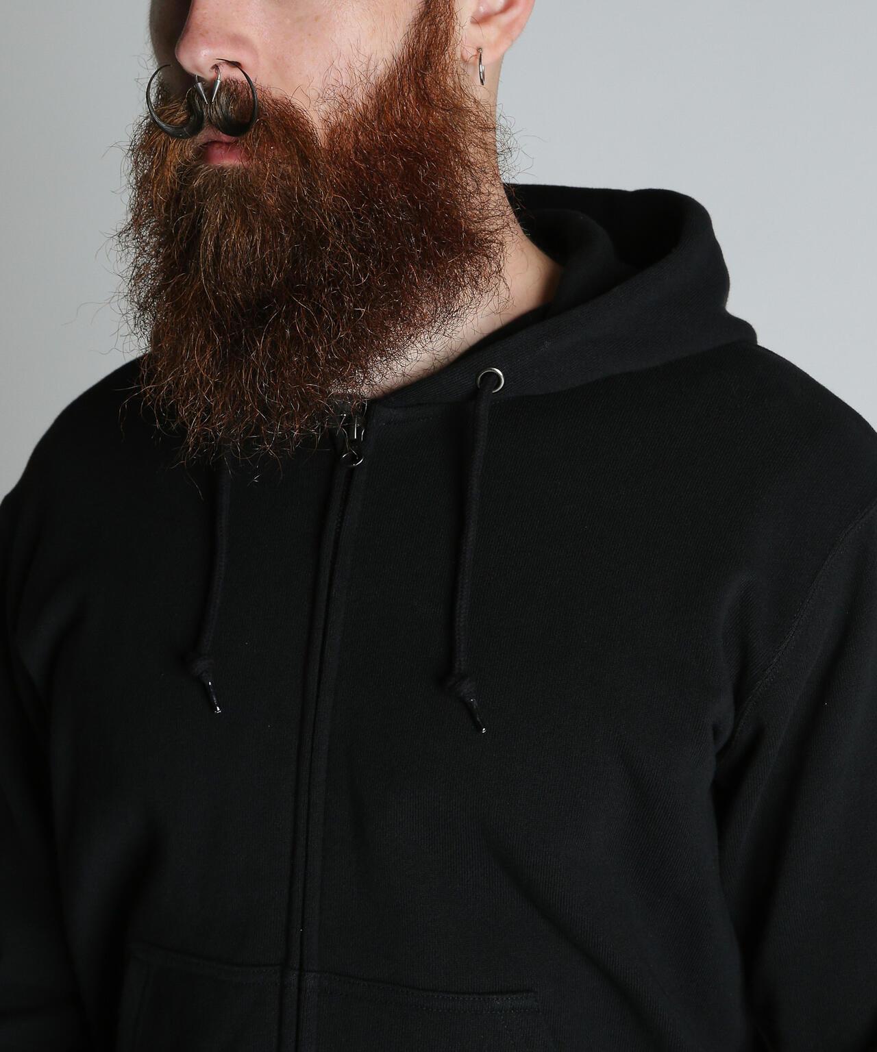 BLANK ZIP HOODED 拉鍊連帽衛衣