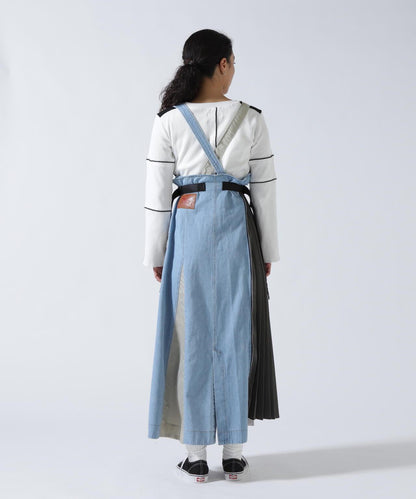 AVIREXxAULA AILA 側褶揹帶裙