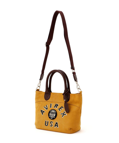 直營店限定 LX VARSITY LEATHER MINI TOTE BAG 迷你托特包