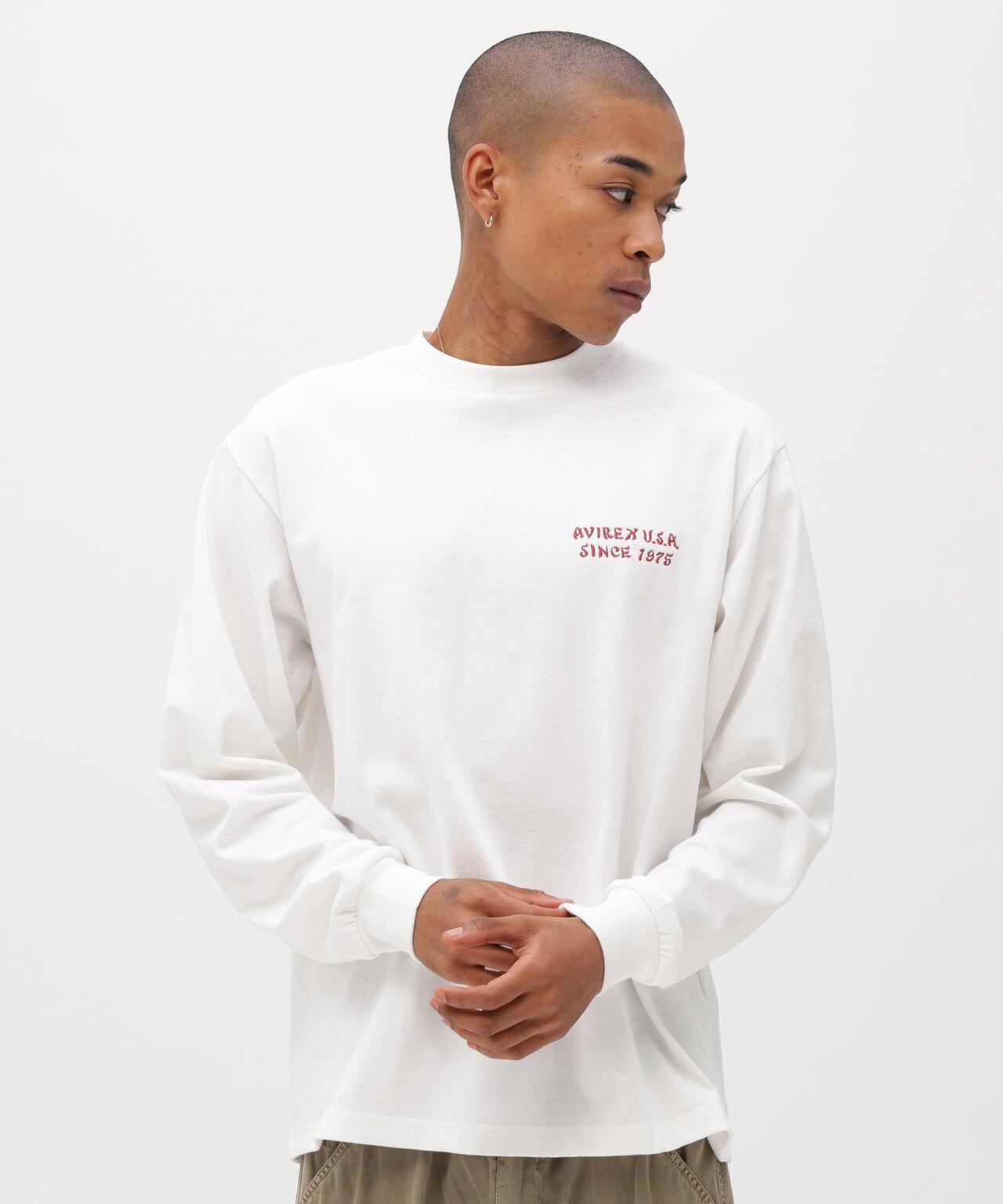 SOUVENIR L/S T-SHIRT “DRAGON& CHERRY BLOSSOMS” 長袖T恤
