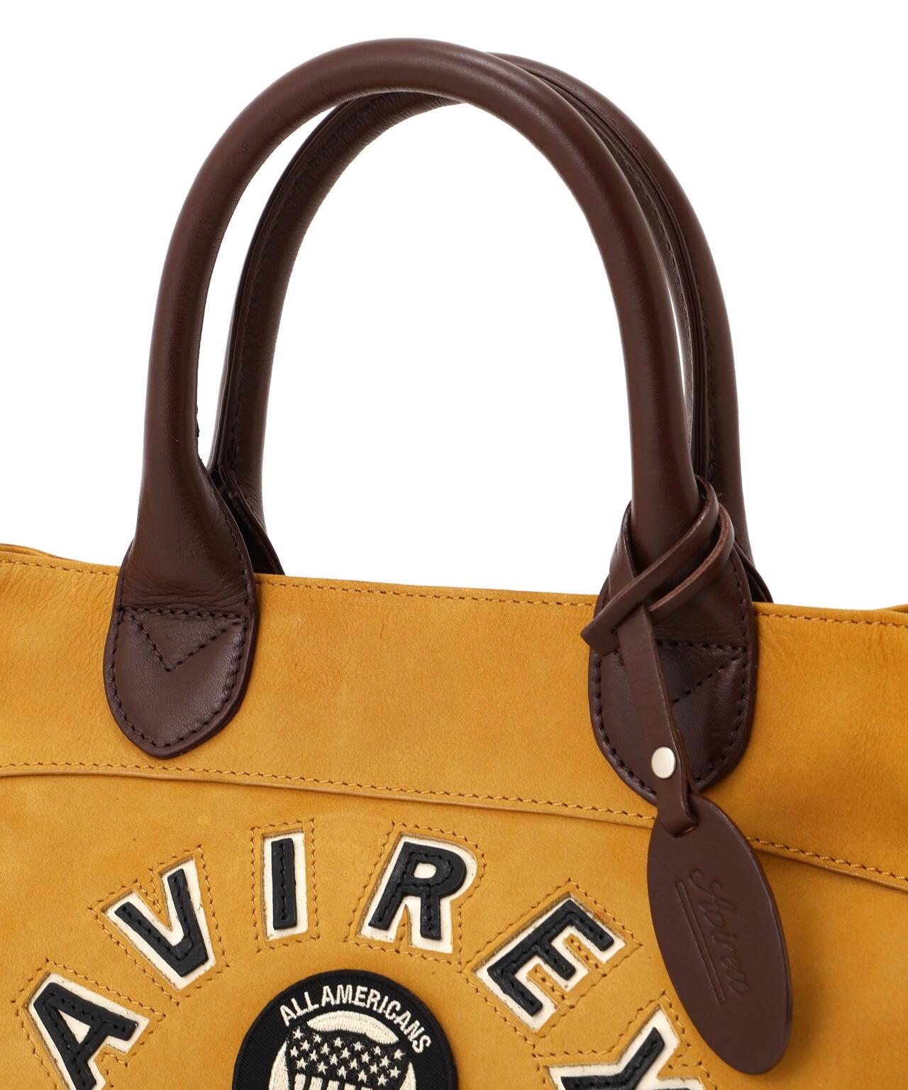 直營店限定 LX VARSITY LEATHER MINI TOTE BAG 迷你托特包
