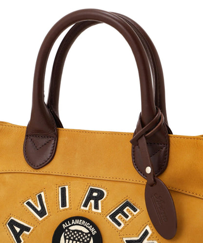 直營店限定 LX VARSITY LEATHER MINI TOTE BAG 迷你托特包