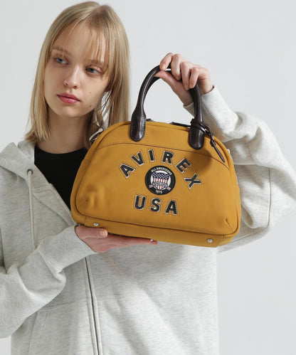 LX VARSITY LEATHER MINI BOSTON BAG 皮革迷你波士頓包 《直営店限定》