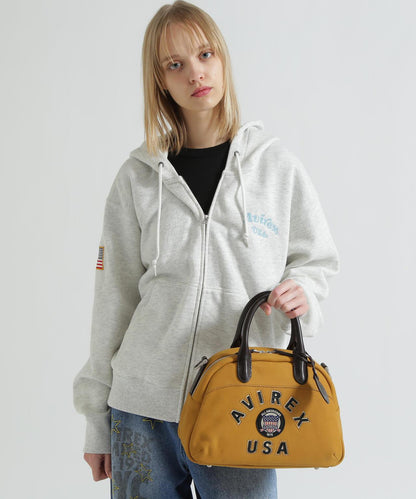 LX VARSITY LEATHER MINI BOSTON BAG 皮革迷你波士頓包 《直営店限定》